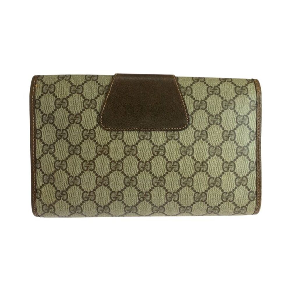 Gucci GG Supreme Canvas Clutch Bag - Picture 2 of 6